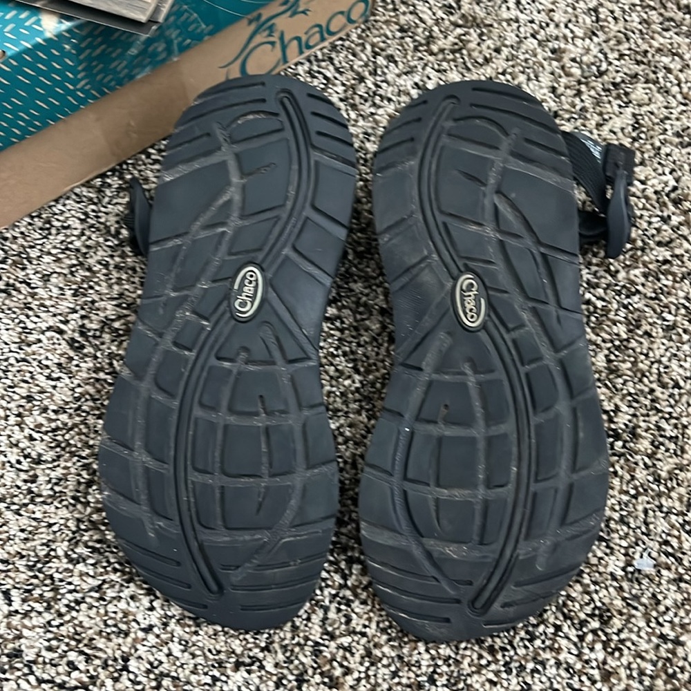 Chaco Black ZX2 Classic Black Sandal, lightly worn - Picture 6 of 6